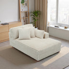 Oversized Loungebank met Chaise Longue Rechts