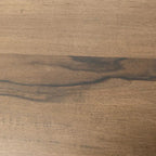 87-inch rechthoekige eettafel van rustiek bruin massief mangohout