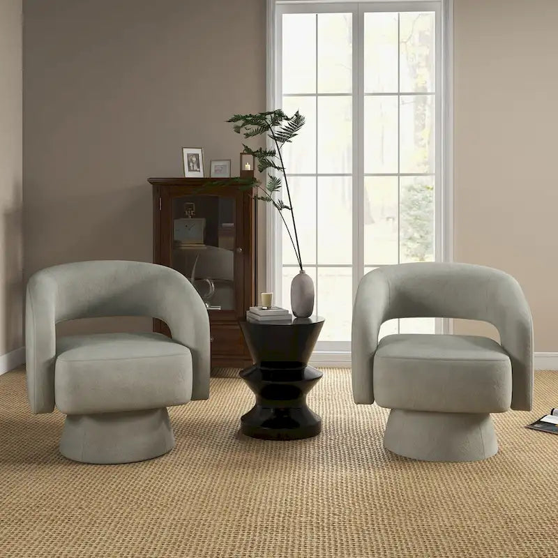 Draaibare Fauteuil met Microvezelbekleding